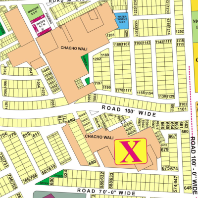 X-1009 Residential Plot For Sale In DHA Phase 8 Lahore