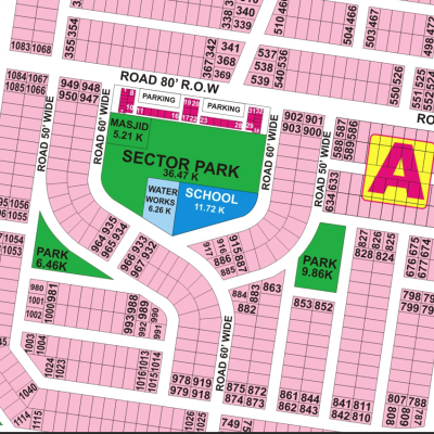 A-1062- Residential Plot For Sale In DHA Phase 9 Prism Lahore