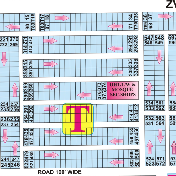 T-142- Residential Plot For Sale In DHA Phase 7-1