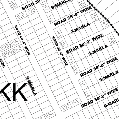 KK-178- Residential Plot For Sale In DHA Phase 4 Lahore