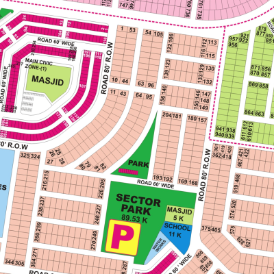 28-P-Residential Plot DHA Phase 9 Prism