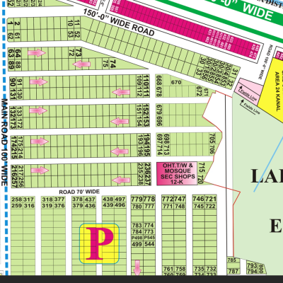 P-295- Residential Plot For Sale In DHA Phase 7