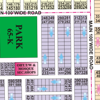 S-307-Residential Plot For sale in DHA Phase 7 Lahore Pakistan