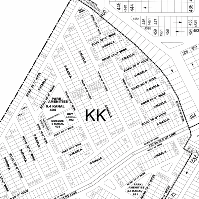 KK-257- Residential Plot For Sale In DHA Phase 4