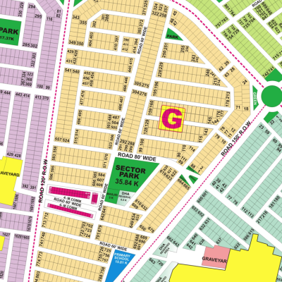 388-G-Residential Plot DHA Phase 9 Prism