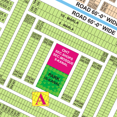 A-393 Residential Plot For Sale In DHA Phase 9 Town Lahore