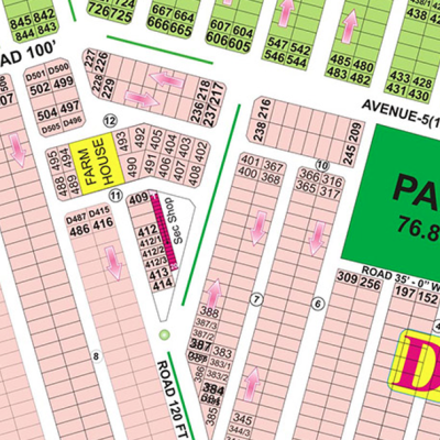 D-407 Residential Plot For Sale In DHA Phase 6 Lahore
