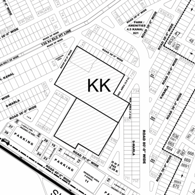 KK-590- Residential Plot For Sale In DHA Phase 4