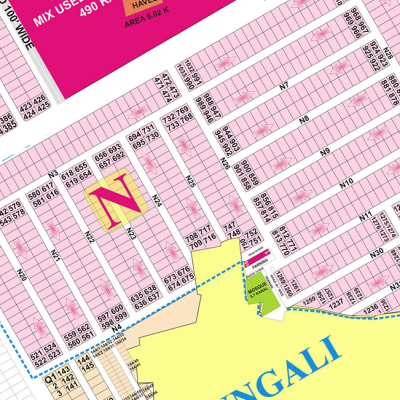 N-734 Residential Plot For Sale In DHA Phase 6 Lahore