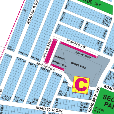C-745- Residential Plot For Sale In DHA Phase 9 Prism Lahore