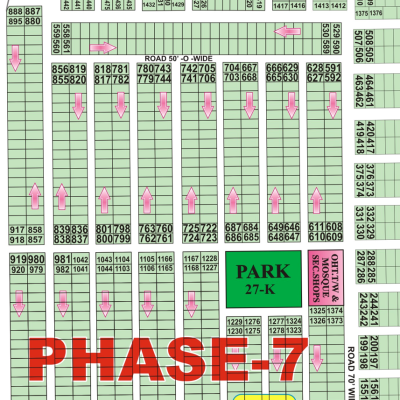 1 Kanal Plots Dha Phase 7 Lahore