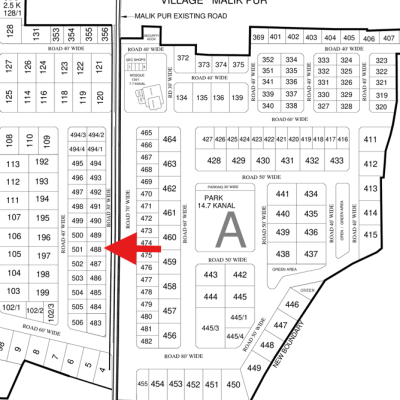 Buy Affordable 1 Kanal Plot In DHA Lahore Plot No A- 488