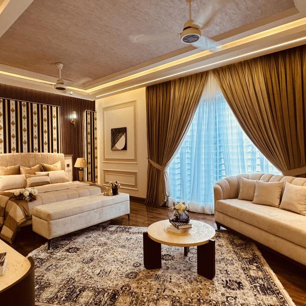 Solar Installed Fully Furnished 1 Kanal Modern Design House for Sale-9