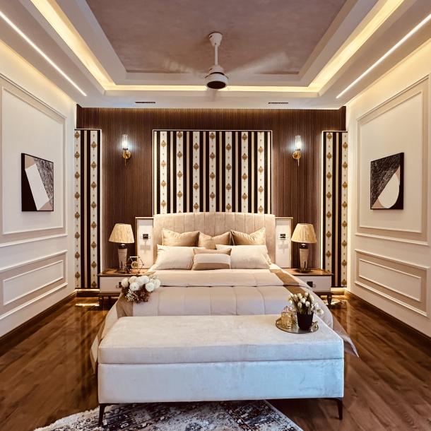 Solar Installed Fully Furnished 1 Kanal Modern Design House for Sale-10
