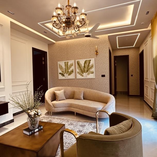Solar Installed Fully Furnished 1 Kanal Modern Design House for Sale-14