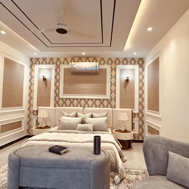 Solar Installed Fully Furnished 1 Kanal Modern Design House for Sale-17