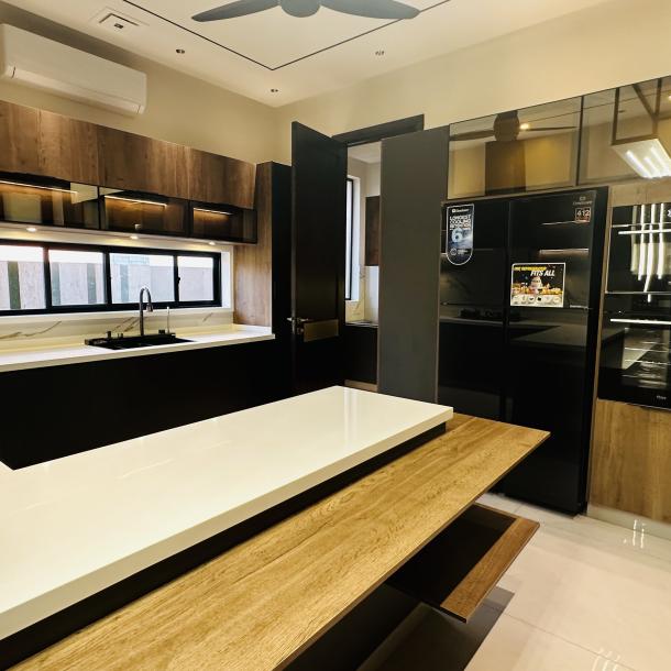 1 Kanal Fully Furnished With Home Theater Modern Luxury Living House For Sale-8