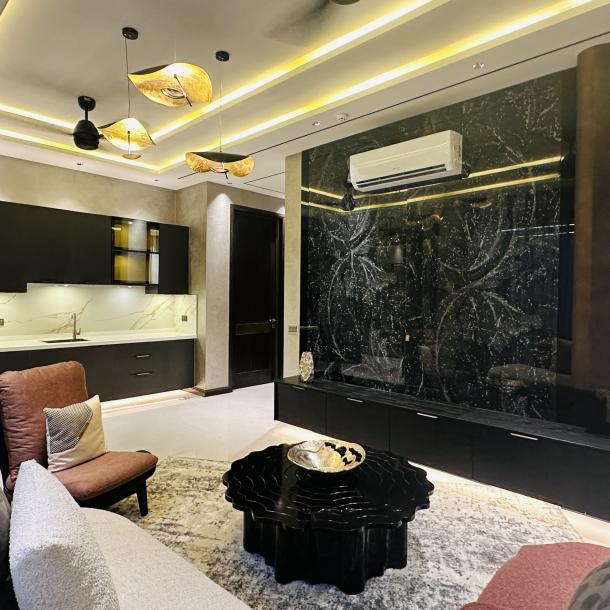 1 Kanal Fully Furnished With Home Theater Modern Luxury Living House For Sale-14