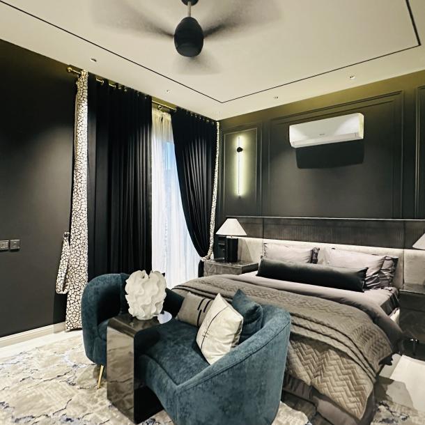 1 Kanal Fully Furnished With Home Theater Modern Luxury Living House For Sale-16
