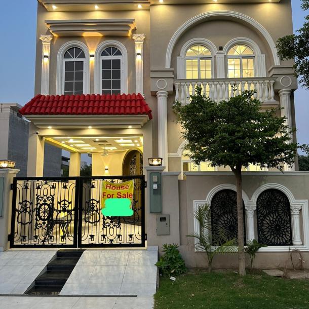 Charming 3-Bedroom 5 Marla Brand New House Available For Sale In Hot Location Of DHA 9 Town-1