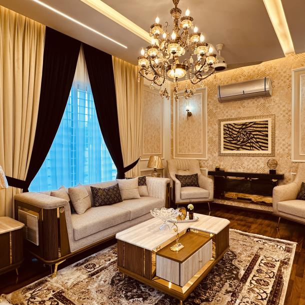 Solar Installed Fully Furnished 1 Kanal Modern Design House for Sale-4
