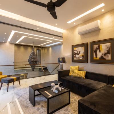 1 Kanal Fully Furnished Full Basement with Swimming Pool, Home Theater House for Sale