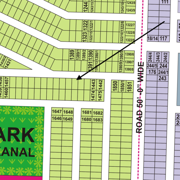 5 Marla Reasonable Rate Plot For Sale in DHA Lahore 9 Town-1