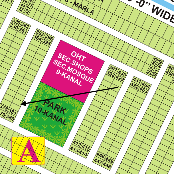 Facing Park 5 Marla Plot In DHA Phase 9 Town Lahore-1