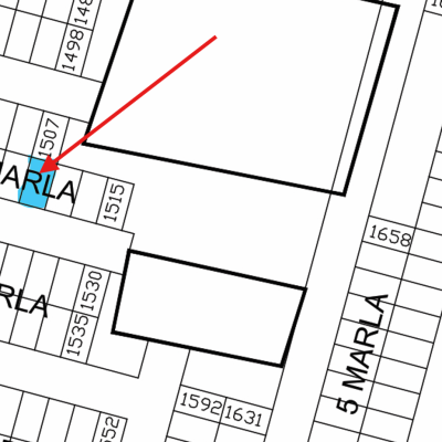 5 Marla Non Possession Plot For Sale B-1518 Demand 72 Lac In DHA 9 Town