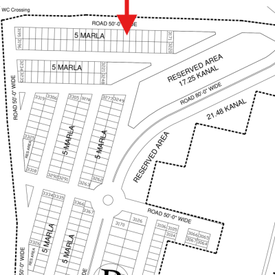 Beautifully Located 5 Marla Plot For Sale In DHA Lahore Phase 9 Town