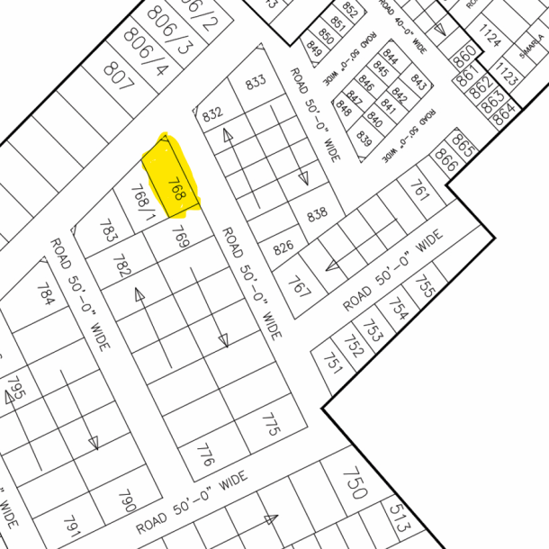 21 Marla Residential Corner Plot For Sale B-768 Demand 425 Lac In DHA Phase 5-1