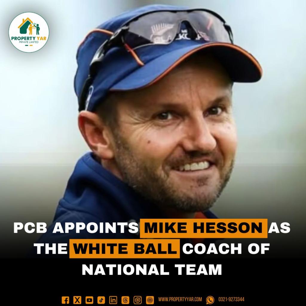 PCB Appoints Mike Hesson as the new White Ball Coach of National Team