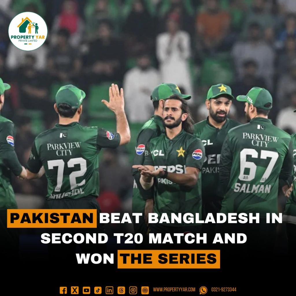 Pakistan beat Bangladesh in 2nd T20 Match and Won the Series