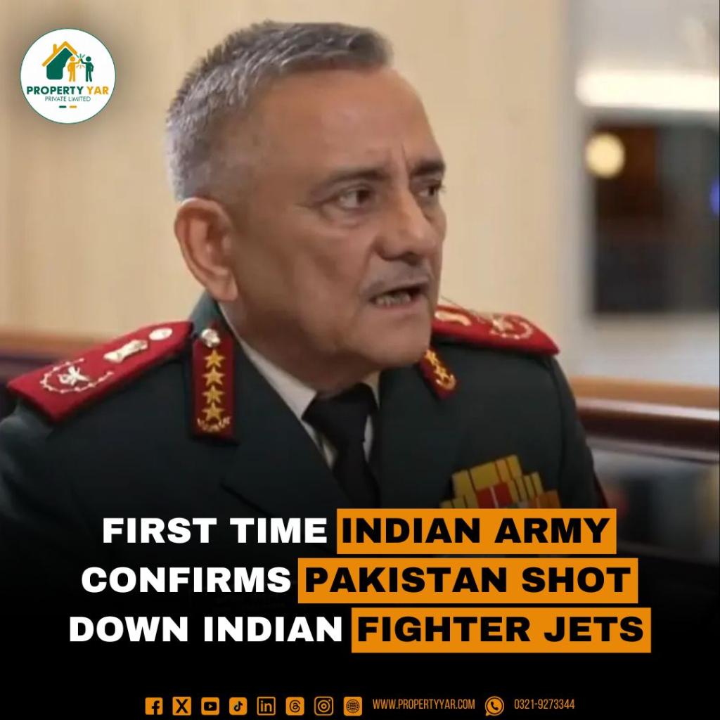 First Time Indian Army Confirms Pakistan Shot Down Indian Fighter Jets