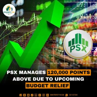 PSX Manages 120,000 Points above due to Upcoming Budget Relief