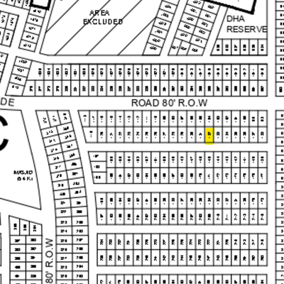1 Kanal Plot For Sale C - 132 Demand 205 Lac Senter Location Near Too Park In DHA Phase 9 Prism