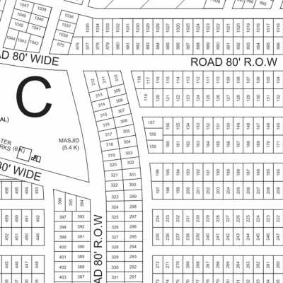 1 Kanal Residential Plot For Sale In DHA Phase 9 Prism