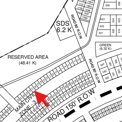 1 kanal Plot Available For Sale In DHA Lahore Phase 9 Prism
