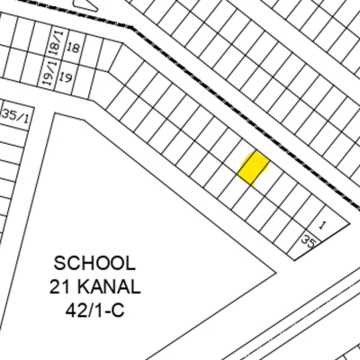 5 Marla Plot For Sale C- 6 Demand 128 Lac 50 Feet Rod Main 120 Direct Approach In DHA Phase 9 Town