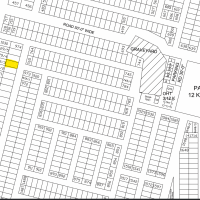 10 Marla Residential Plot C-977 For Sale Demand 175 Lac In DHA 9 Town