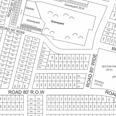 1 Kanal Residential Plot C-717 For Sale Demand 210 Lac In DHA Phase 9 Prism