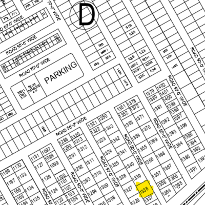 2 Kanal Prime Location Plot Is Available For Sale In DHA Lahore Plot No D- 1338