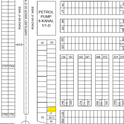 8 Marla Plot For Sale D - 18 Demand 185 Lac 50 Main 120 Direct Approach In DHA Phase 9 Town
