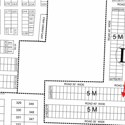 5 Marla Residential Plot For Sale D - 2240 Demand 68 Lac In DHA Phase 9 Town