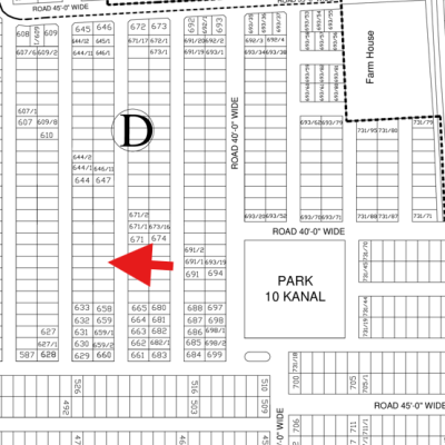 5 Marla Plot Is Available For Sale In DHA Lahore Phase 9 Town