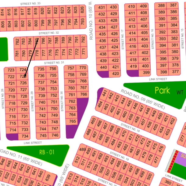 1 Kanal Residential Plot Near To Park in Sector Q, DHA Multan-1