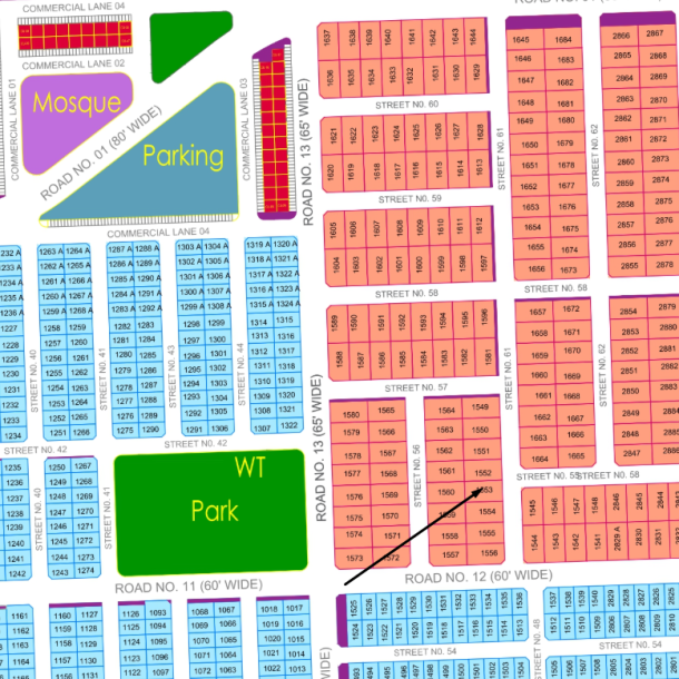 1 Kanal Residential Plot Near Mosque in Sector U, DHA Multan-1