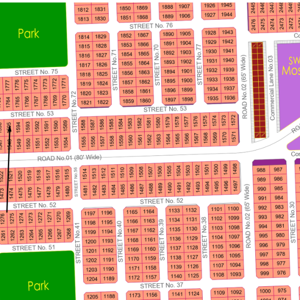 Affordable Price 1 Kanal Residential Plot in Sector W1, DHA Multan-1