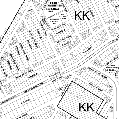 Buy a 9 Marla Plot in DHA Lahore Phase 4 KK Block – Secure Investment