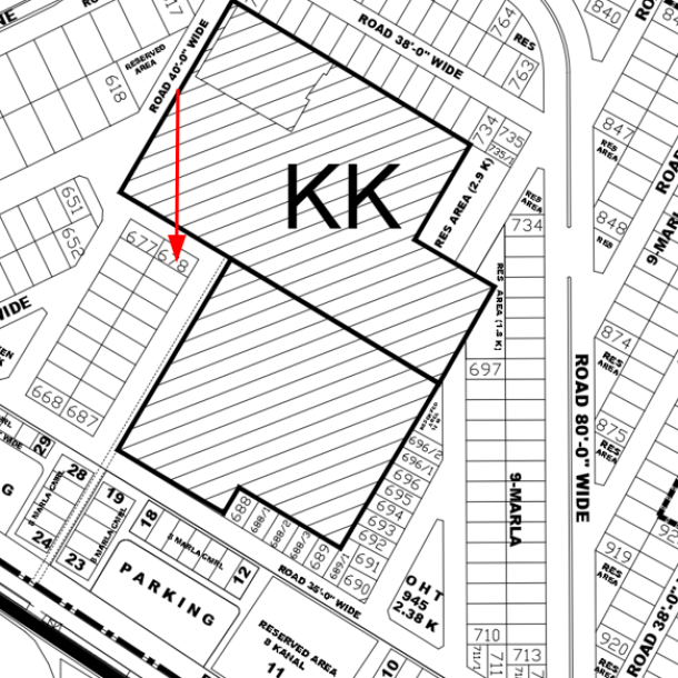 9 Marla Residential Plot in DHA Phase 4 KK Block Lahore – A Smart Deal-1